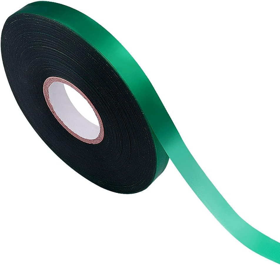 Prudiut 300Ft Plant Tape 1/2" Stretch Garden Tape Sturdy Plant Ribbon Nursery Tree Tape Support for Indoor Outdoor Patio Plant, Tree, Vegetables, Branches
