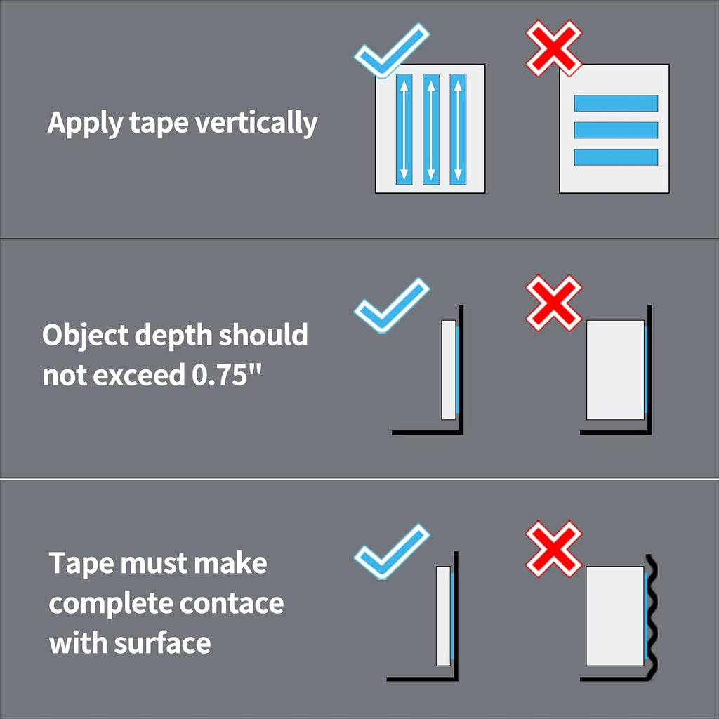 Art3d Double-Sided Mounting Tape (10FT), Multipurpose Removable Adhesive Foam Tape, Transparent, Household