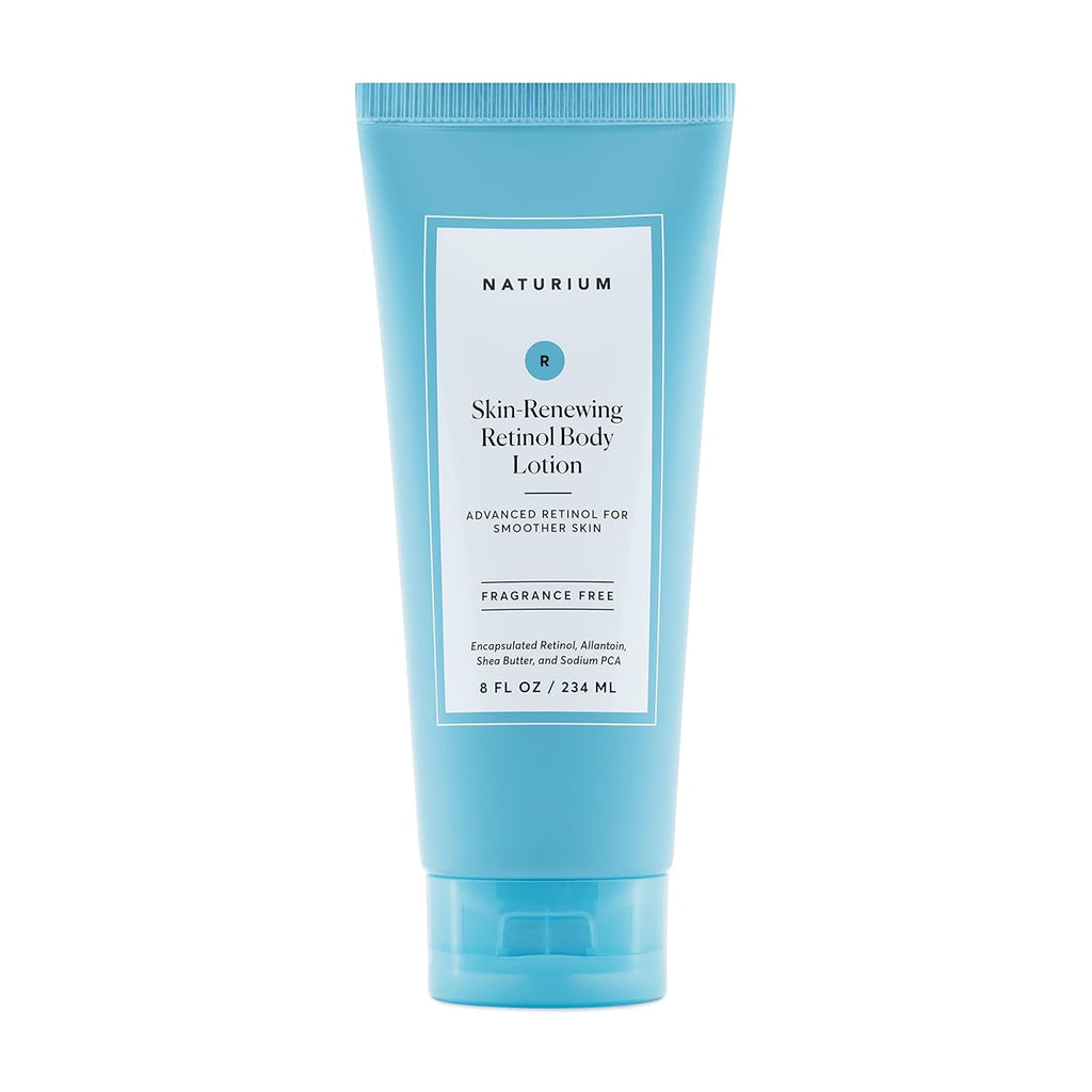 Naturium Skin-Renewing Retinol Body Lotion, Advanced Firming Anti-Aging Skin Care, with Encapsulated Retinol & Shea Butter, 8 oz