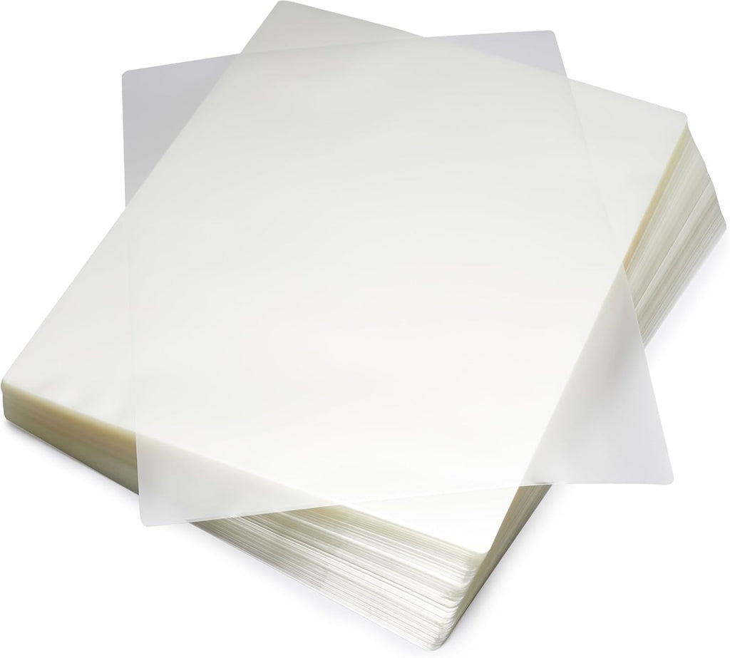 Amazon Basics Clear Thermal Laminating Plastic Paper Laminator Sheets, 9 x 11.5-Inch, 200-Pack, 2.8mil