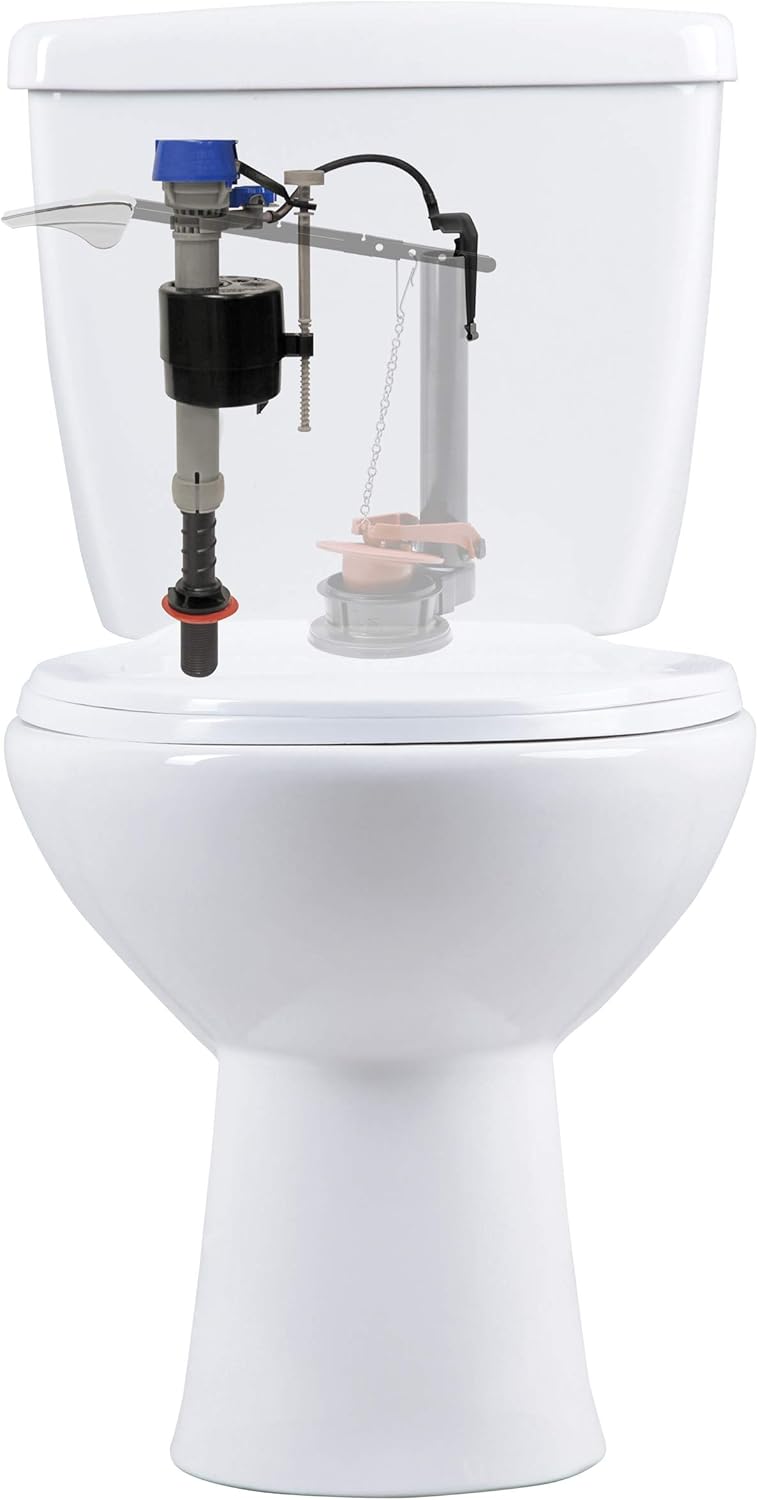 Fluidmaster 400H-002 Performax Universal Toilet Fill Valve High Performance Tank and Bowl Water Control, 1-Pack, Multicolor