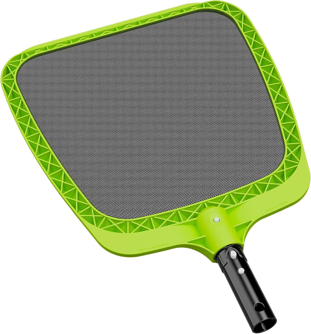 Sepetrel Pool Skimmer Net - Professional Heavy Duty Reinforced Frame Nylon Flat Leaf Rake Net,for Spa Pond Swimming Pool, Cleaning Supplies and Accessories, (Pole Not Included)