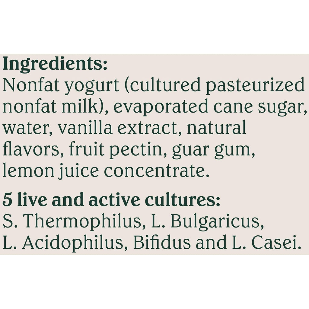 Chobani® Vanilla Blended Non-Fat Greek Yogurt 32oz