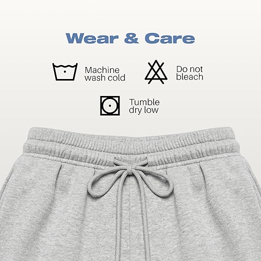 Common Stitch 3 Pack Wide Leg Fleece Lounge Sweatpants for Women — Deep Pockets, Relaxed Fit, Elastic Drawstring Waist