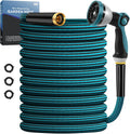 Garden Hose 50ft, Non-Expanding Water Hose Ultra Lightweight, Kink-Free, Sturdy, Flexible, Abrasion Resistant Hose for Yard, Lawn, Outdoor, Marine and Camper
